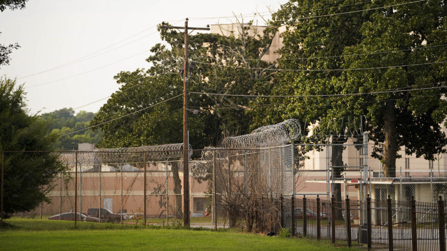 A View of Fulton County Jail Where Trump Expected to Be Booked