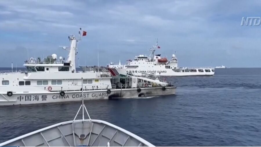 Philippine Ships Blocked by China During Supply Drop