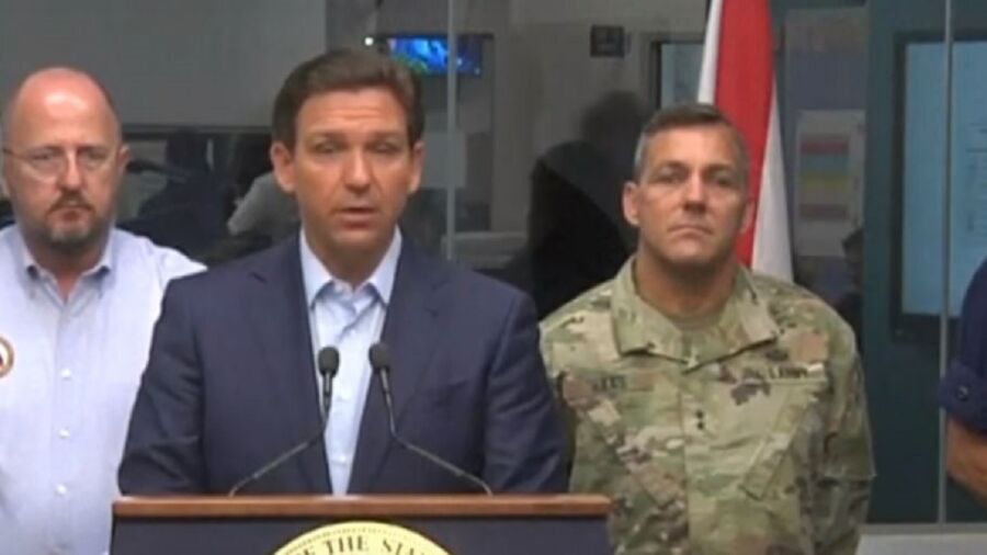 Florida Gov. DeSantis Gives Updates on Hurricane Idalia