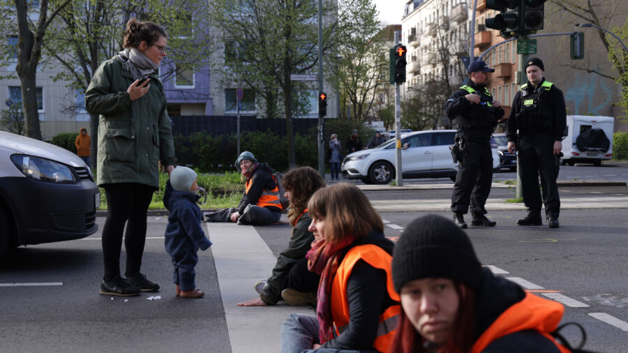 Car Drags American-Funded Climate Activists Across Street in Germany