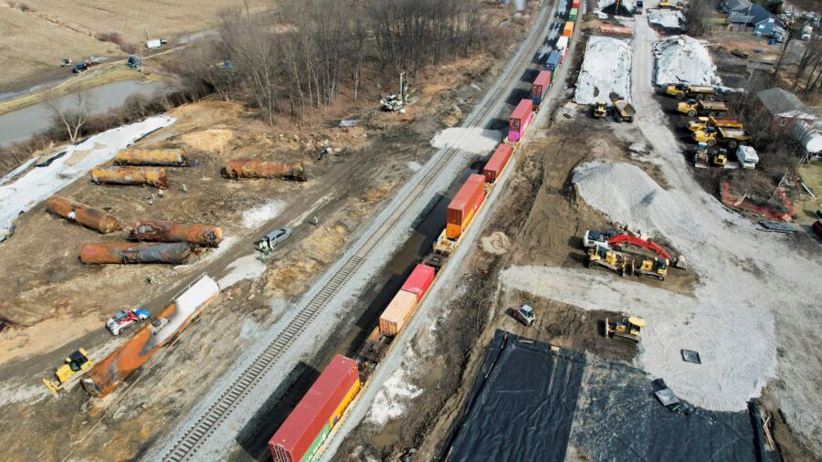 Biden Administration, Norfolk Southern Agree to $310 million Settlement Regarding Ohio Toxic Train Derailment