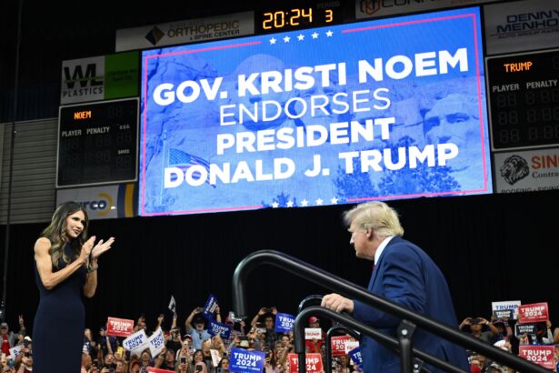 Noem welcomes Trump