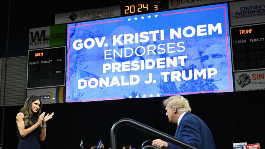South Dakota Gov. Noem Endorses Trump: ‘The Fighter That Our Country Needs’