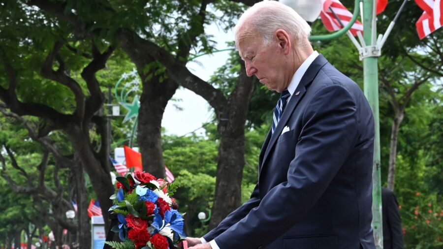 ‘I Miss Him’: Biden Visits John McCain Memorial, Where His Plane Was Shot Down During Vietnam War