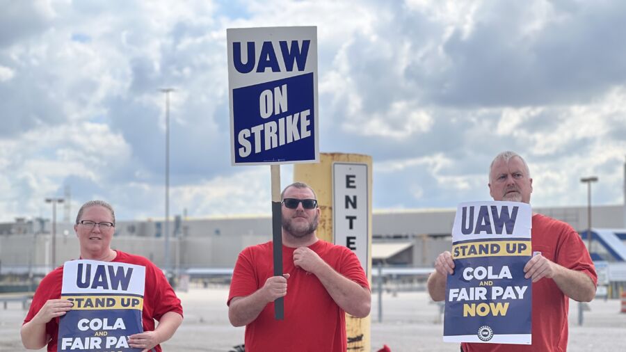 UAW Members Go on Strike at Ford Plant in Michigan