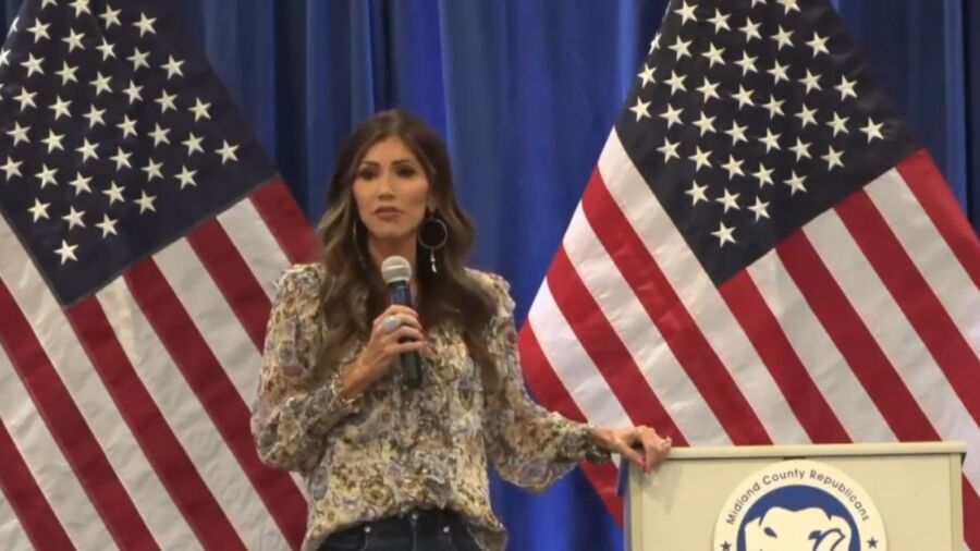 South Dakota Gov. Kristi Noem Speaks at GOP Barbeque in Michigan
