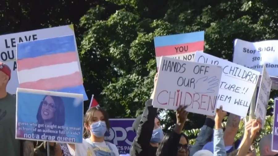 Mass Protests Over School Gender Policies: Canada