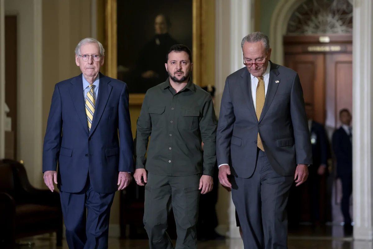 Ukrainian President Volodymyr Zelensky Meets With U S Lawmakers On Capitol Hill