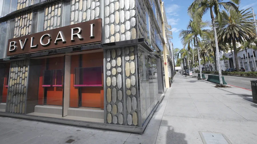High-End Shops in Beverly Hills Shuttered