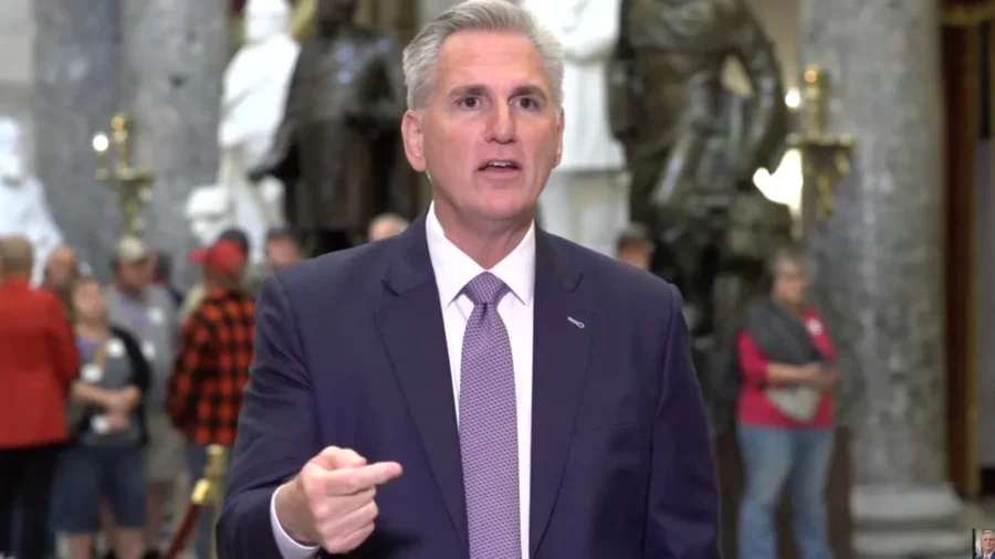 McCarthy Addresses the Press (Sept. 26)