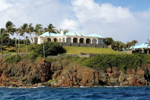 File Photo Houses Are Seen At Little St James Island One Of The Properties Of Financier Jeffrey Epstein Near Charlotte Amalie