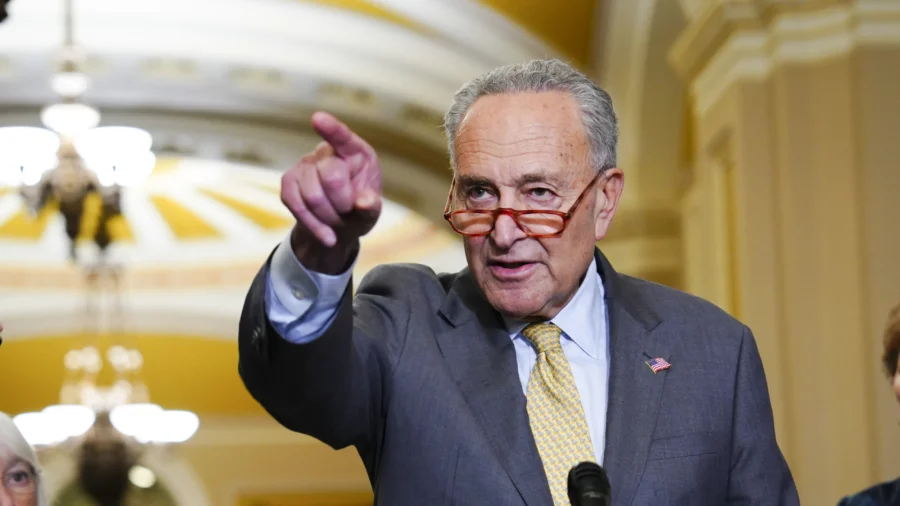 Senate Democratic, Republican Leaders Hold Weekly Press Conference After House Advances GOP Budget