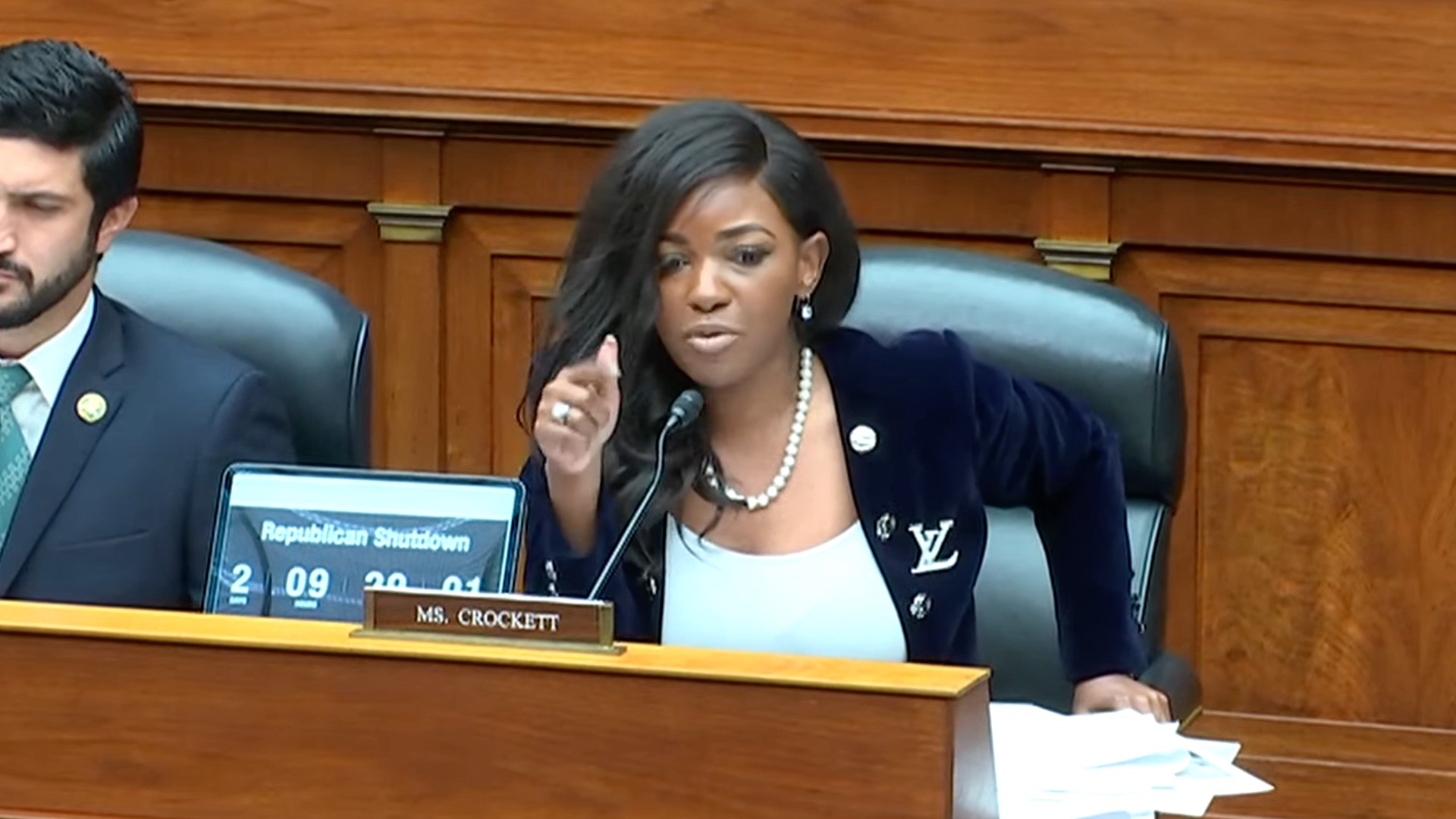 Rep. Crockett Goes Off Against Trump At Biden Impeachment Inquiry ...