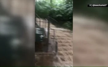 Water Gushes Down Brooklyn Staircase Like &#8216;Waterfall&#8217; as New York Hit by Flash Flood