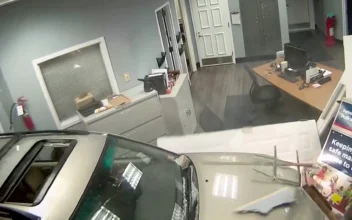 Video Footage Shows Moment Car Crashes Into New Jersey Police Station