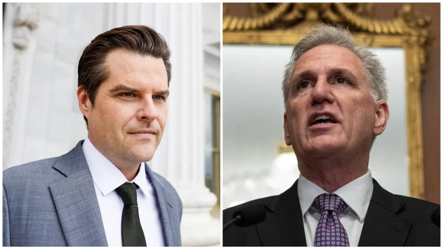 Rep. Matt Gaetz Expected to Speak on House Floor About Speaker
