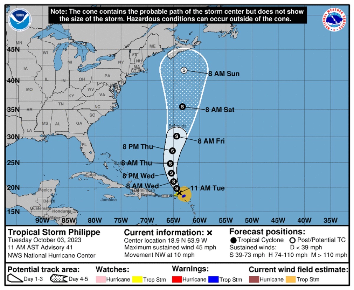 Tropical Storm Philippe Brings Flash Flooding To Eastern Caribbean | NTD