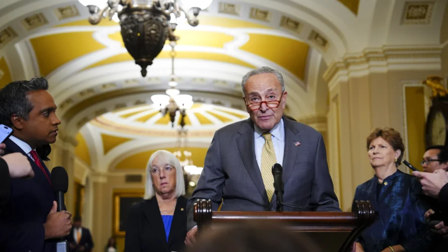Senate Democrat, Republican Leaders Hold Weekly Press Conference After the House Speaker Ousted
