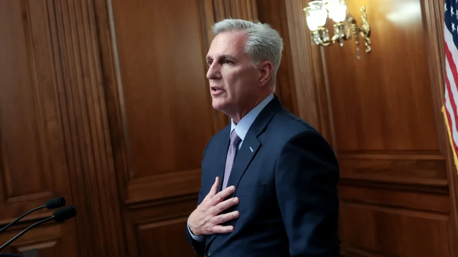 Outgoing Speaker McCarthy Holds First Press Conference After House Vote