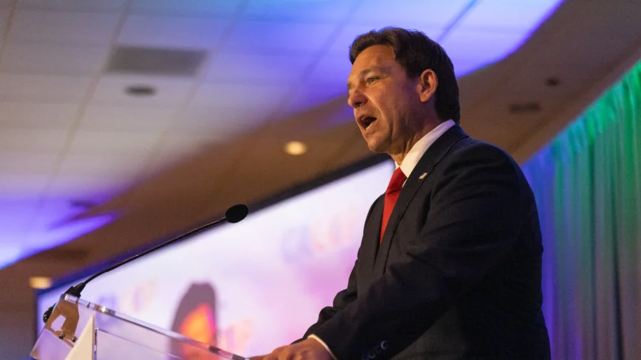 Florida Governor Ron DeSantis Campaigns in Tampa