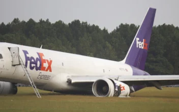 FedEx Plane Without Landing Gear Skids Off Runway, but Lands Safely at Tennessee Airport