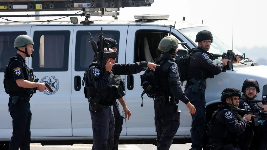 Israeli Forces Gather Near Gaza