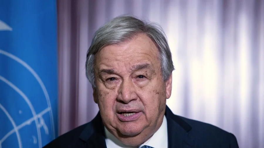 UN Secretary-General, UN Ambassador to Israel Speak to Press