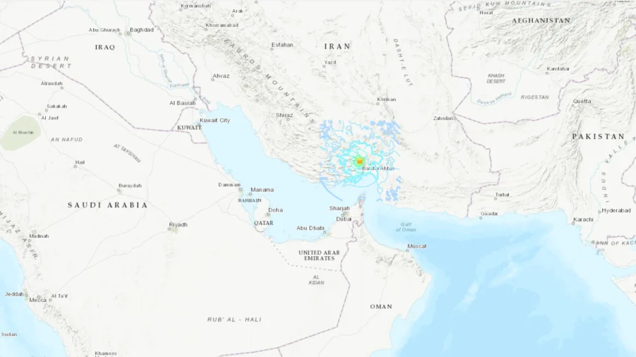 Magnitude 5.5 Earthquake Strikes Southern Iran: GFZ