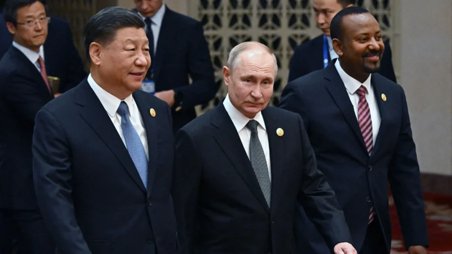 Putin Touts Xi’s Belt and Road Initiative in 1st Visit to China Since Ukraine War