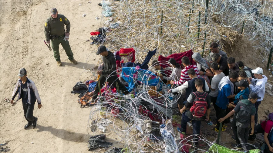 Texas AG Ken Paxton Sues DHS for Cutting Razor Wire Fence to Let in Illegal Immigrants