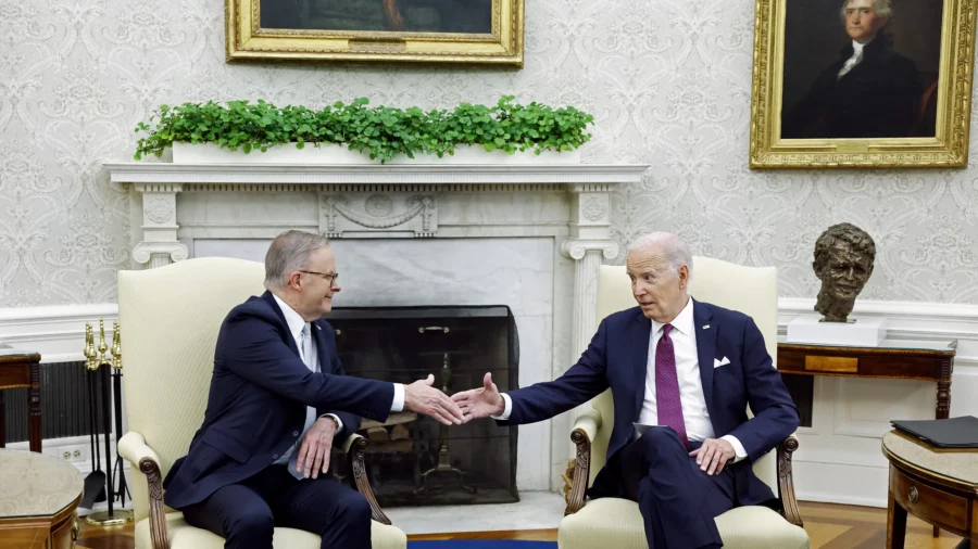 Biden Welcomes Australian Prime Minister Albanese to White House