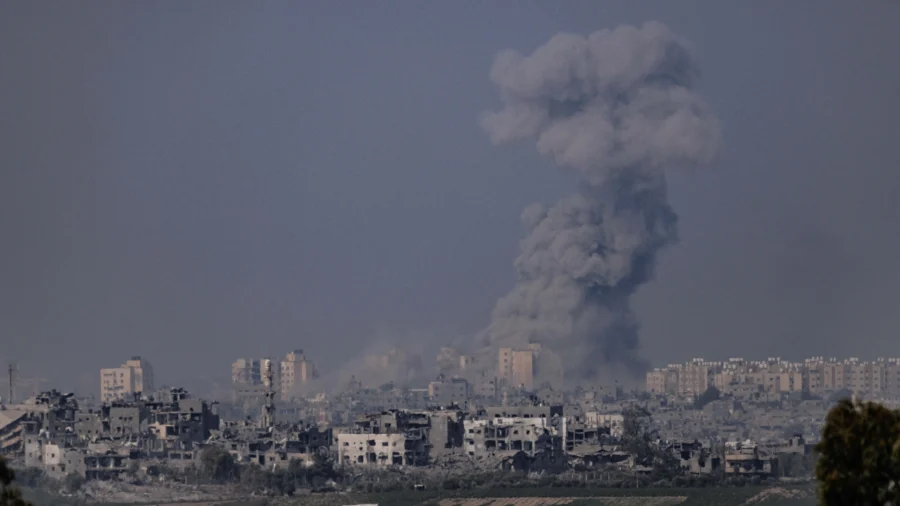 A Live View of Gaza Skyline