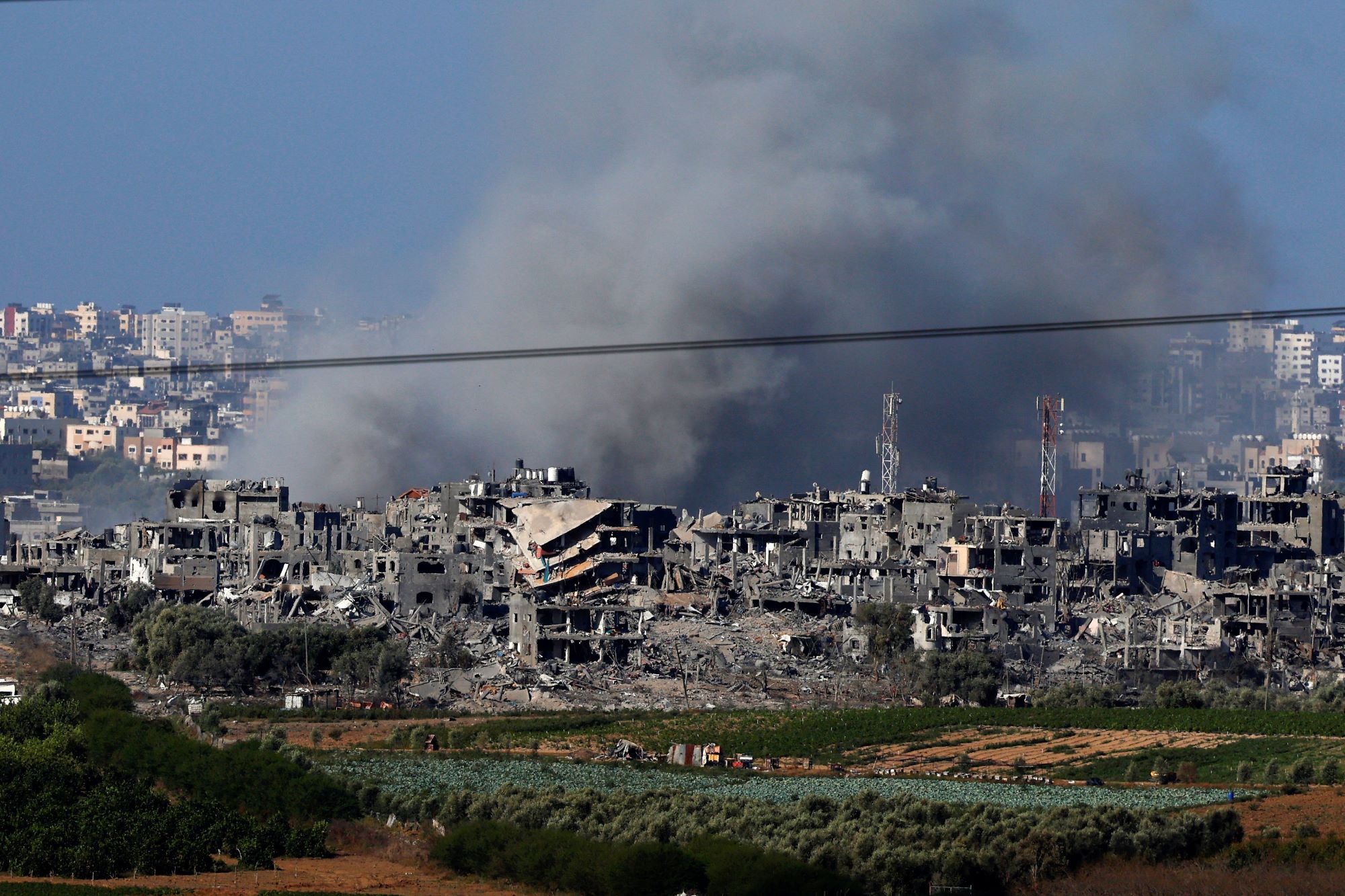 Live View of the Israel–Gaza Border (Oct. 30, part2) | NTD