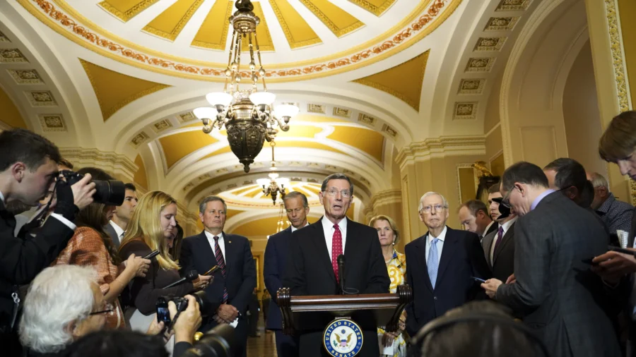 GOP Senators Hold Press Conference After Visit to Southern Border