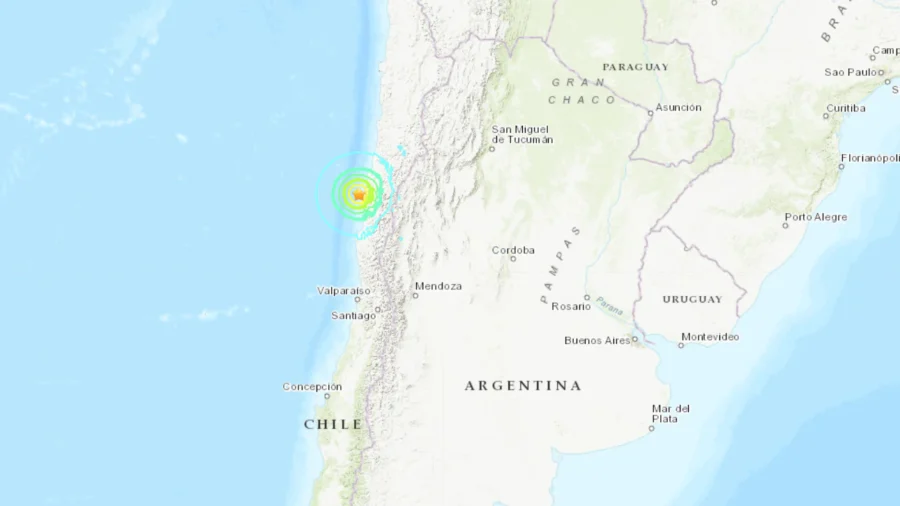 Powerful 6.6-Earthquake Strikes Off Coast of Chile and Is Felt in Neighboring Argentina