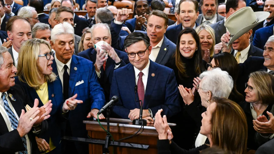 Speaker Johnson, GOP House Leaders, Hold Post-Conference Media Availability