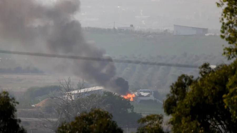 Live View Over Israel–Gaza Border From Israel (Nov. 3)