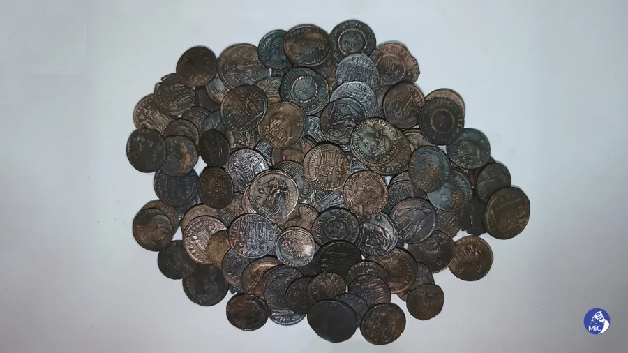 Tens of Thousands of Ancient Coins Found Off Sardinia