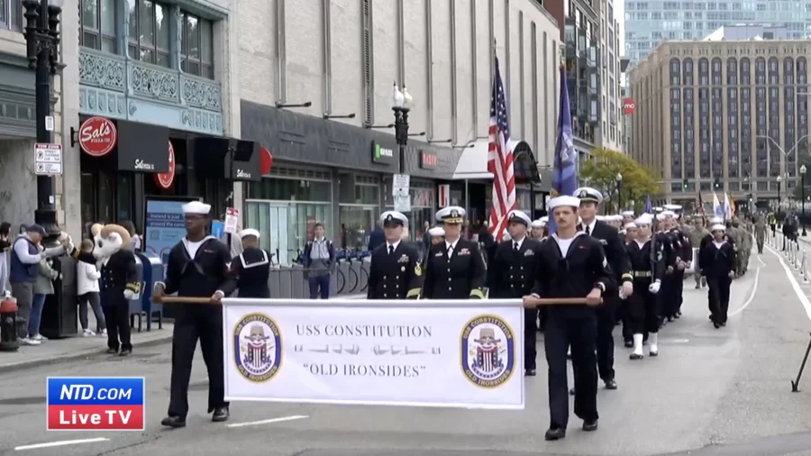 Boston Holds Veterans Day Parade