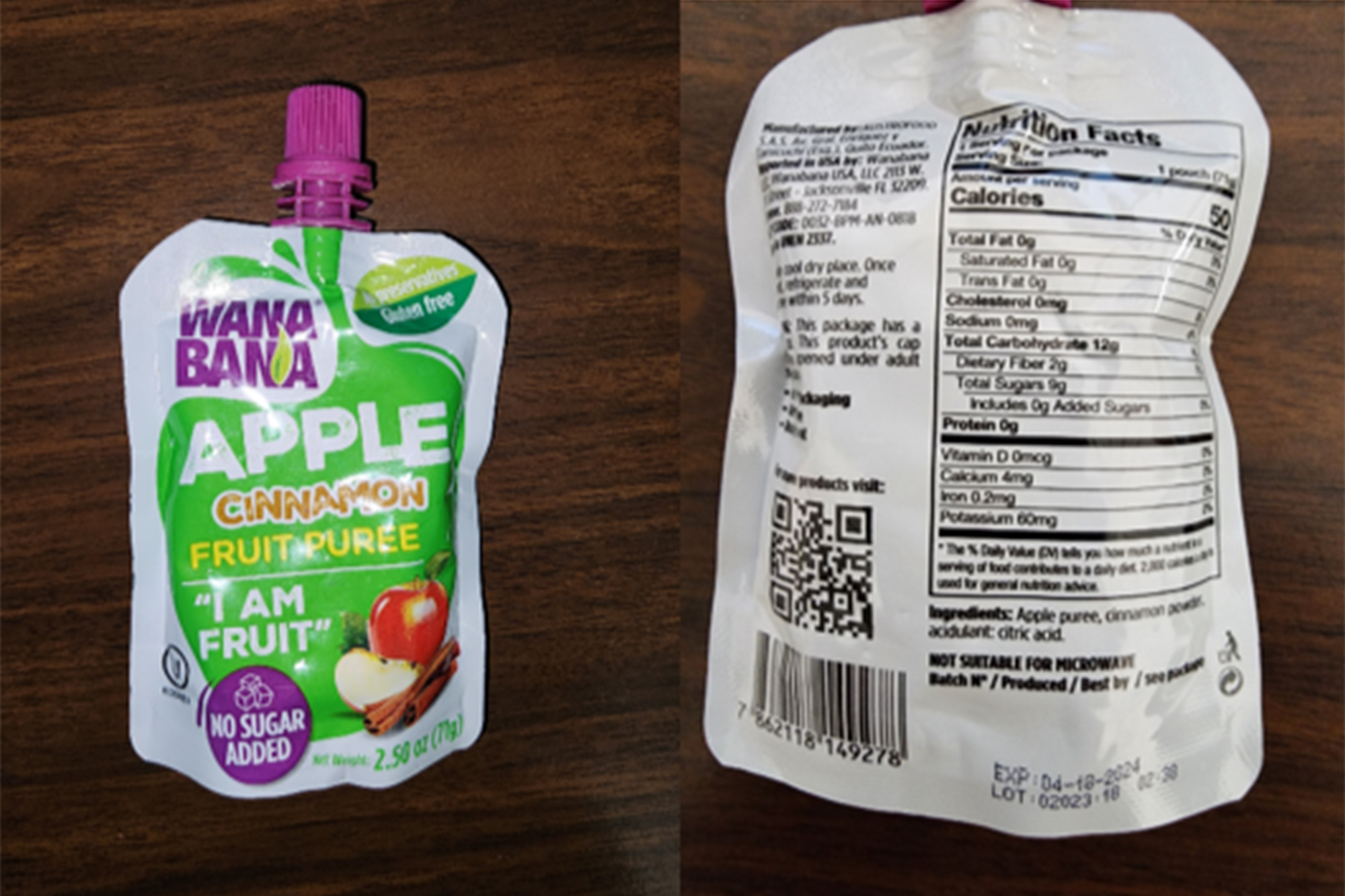 More Fruit Pouches For Children Recalled Over Illnesses Linked To Lead 