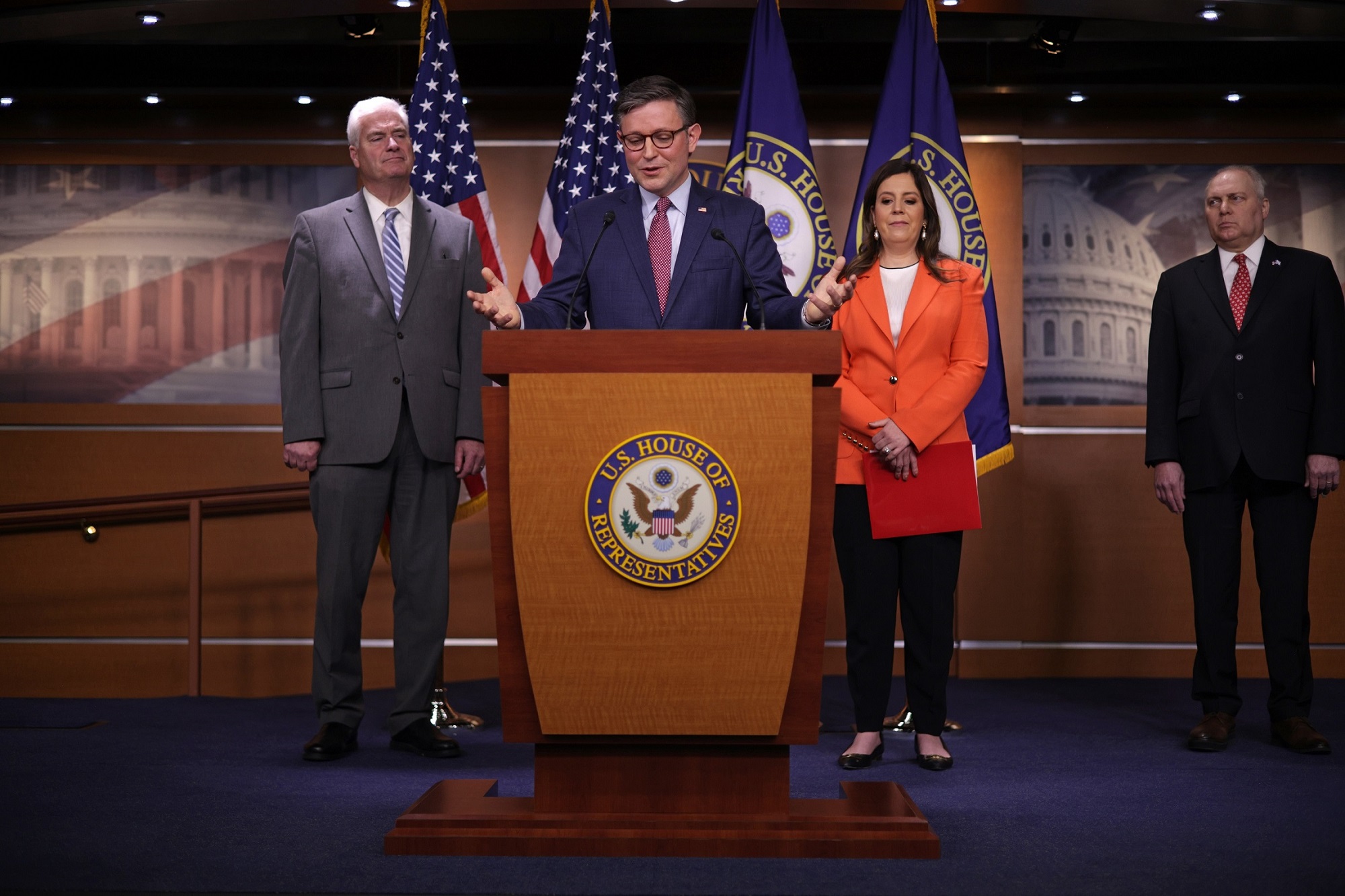 House GOP Leadership Hold Press Conference With Families Of Hostages In ...