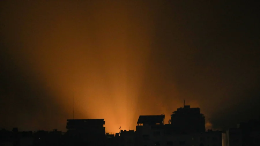 Live View Over Southern Israel