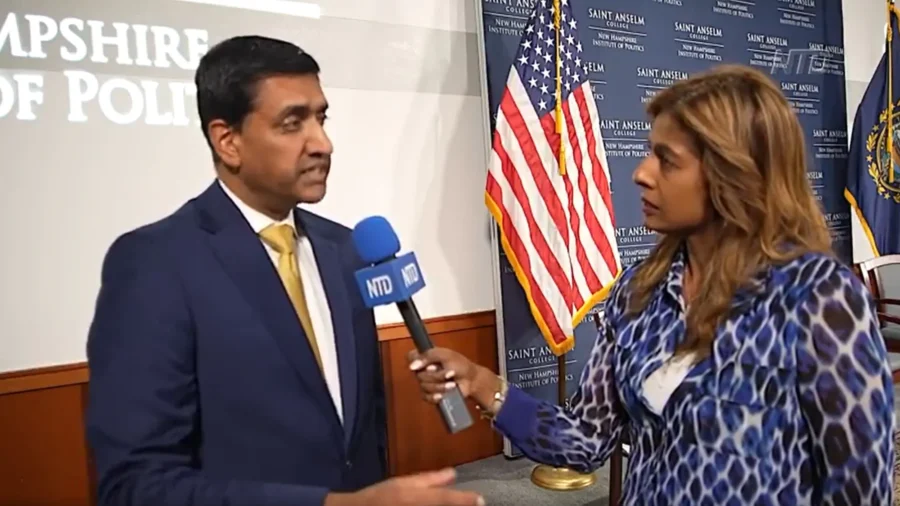 Democratic Rep. Ro Khanna Debates With GOP Presidential Candidate Vivek Ramaswamy in New Hampshire