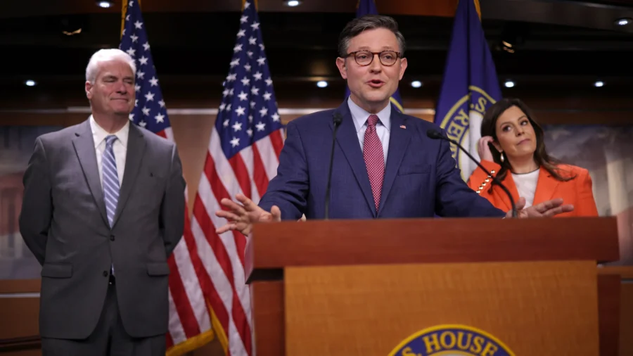 Speaker Johnson, House GOP Leadership, Rep. McCaul Hold Post-Conference Press Availability
