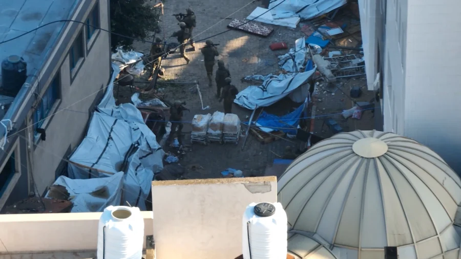 Israeli Troops Scour Gaza's Al Shifa Hospital for Hamas Terrorists, Weapons