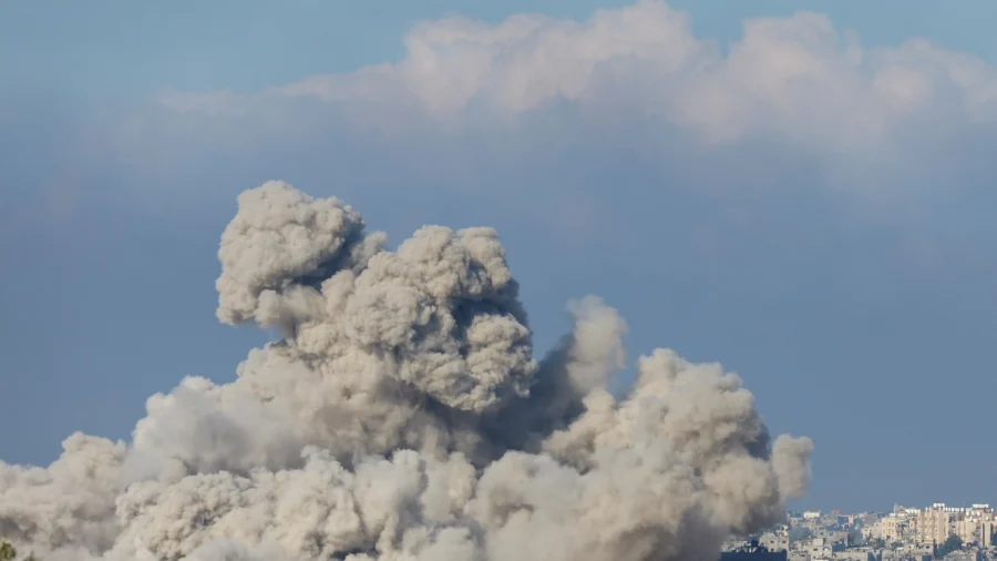 Live View Over Israel–Gaza Border (Nov. 16, Part 2)