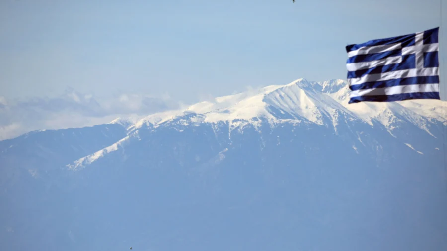 7-Year-Old British Boy Climbs Mount Olympus