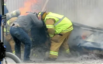 Firefighter Crushed Under Collapsed Gas Station Survives and Makes Full Recovery