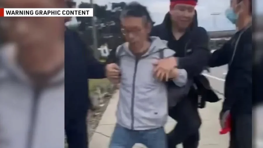 APEC Protesters Ambushed After Event