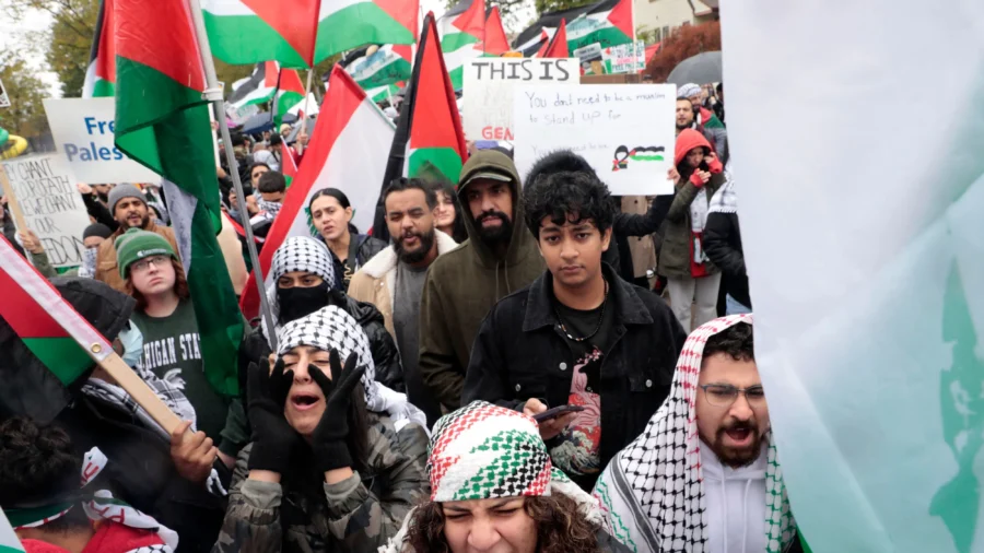Speech at Michigan University's Young Americans Foundation Interrupted by Pro-Palestinian Demonstrators